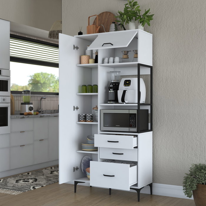 Hanah Home Armario Multiusos Blanco Hanah Home Armario Multiusos Blanco